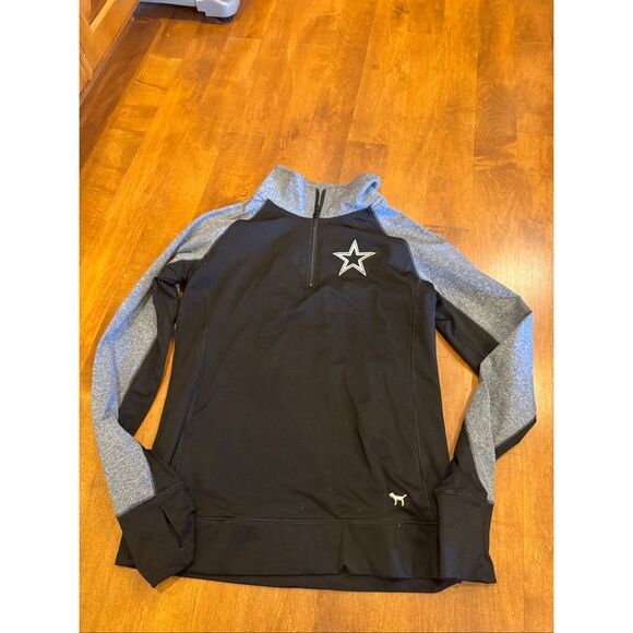 Women’s Victoria’s Secret pink Dallas Cowboys quarter zip - Picture 1 of 5